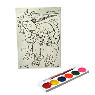 WATERCOLOR COLORING PAGE SET (12 pcs.)