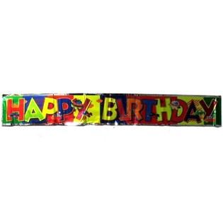 HAPPY BIRTHDAY - BANNER (15 pcs.)