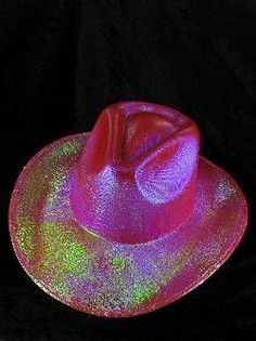 Glitter Cowboy Hat - Red