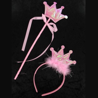 PRINCESS TIARA WITH WAND (12 pcs.)