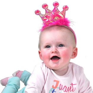 HAIR BAND WITH LIGHT AND crown (12p.)