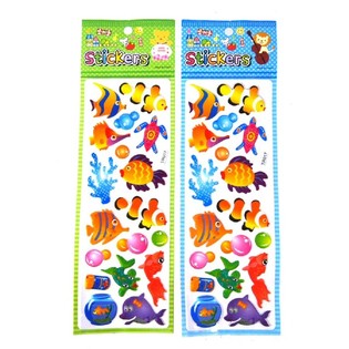 Fish Sticker Sheets (50 pcs.)