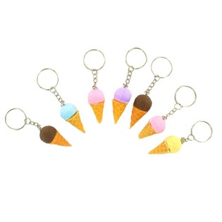 Ice Cream Cone Keychain (12 pcs)