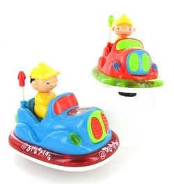 Bump & Go Bumper Car Toy with Light & Sound