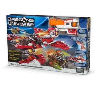 Mega Bloks Ultimate Action Dragon Destroyer Building Set