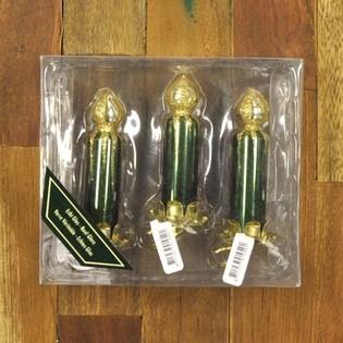3 Christmas Tree Decoration Candles with Clip (6 pcs.)