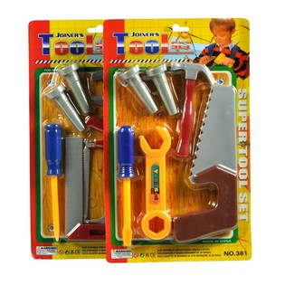 Kids Toy Tool Set on Card (6 pcs.)