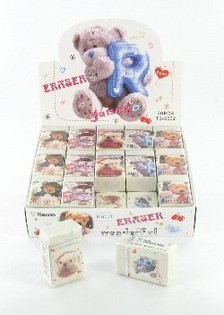 Bear Erasers in Display (30 pcs)