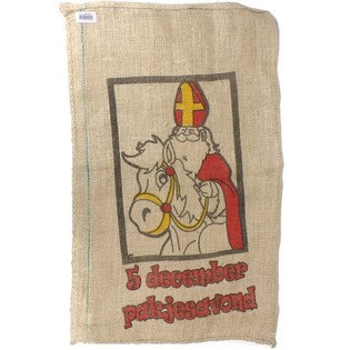 Large Jute Saint Nicholas & Santa Sack
