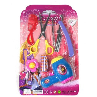 Luxury Hairdresser Play Set on Card (6 pcs)