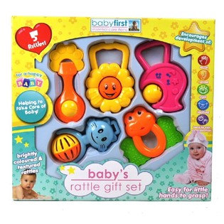 5-Piece Baby Rattle Gift Set