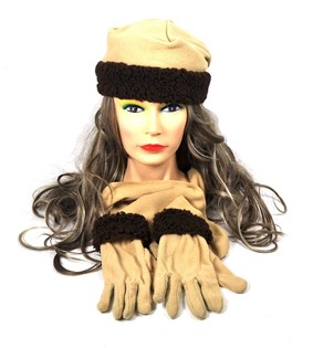 Micro Fleece Set 3-Piece Beige