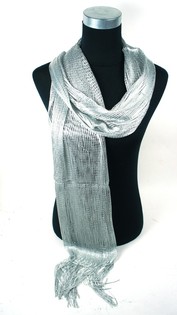 Ibiza Style Scarf Silver-Look (1 pc)