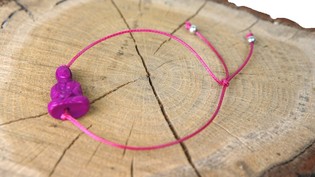 Ibiza Buddha Bracelet Aubergine (1 pc.)