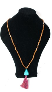 Ibiza Style Necklace Brown Buddha (1 pc.)