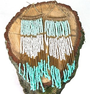 Ibiza Look Earrings Long (1 pc)