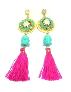 Ibiza Style Earrings Buddha (1 pc)