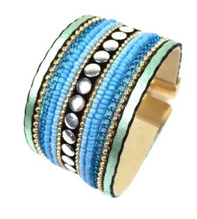 Luxury Wide Ibiza-Style Bracelet (1 pc)