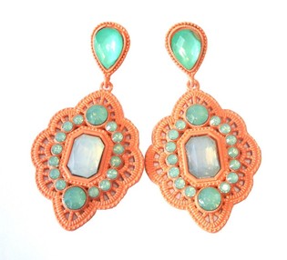 Ibiza Style Earrings Salmon (1 pc)