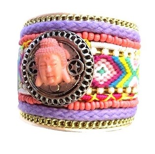 Luxury Ibiza Look Bracelet Multicolor Buddha (1 pc)