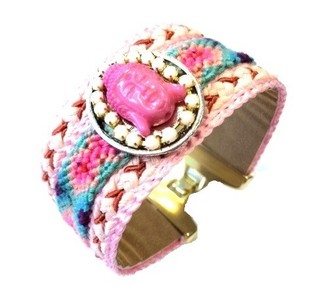 Pink Buddha Bracelet (1 pc)