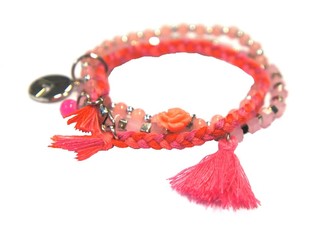 3-Layer Bracelet Pink (1 pc)