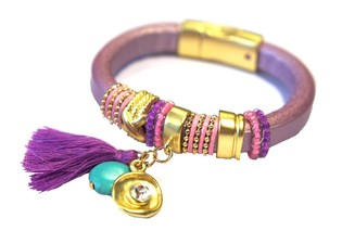 Ibiza Style Bracelet Purple (1 pc)