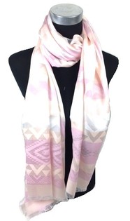 Striped Ibiza Look Scarf Pink/Salmon (1 pc.)