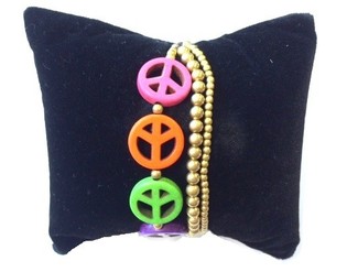 Colorful Ibiza Style Peace Bracelet (1 pc)