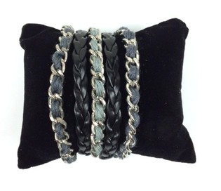 Bracelet Black/Grey - Ibiza Style (1 pc.)