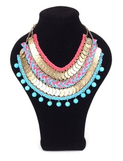 Turquoise Pink Necklace (1 pc)