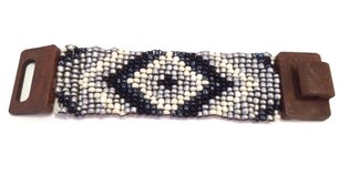 Wholesale Aztec Wood Bracelet Ibiza Style (1 pc)