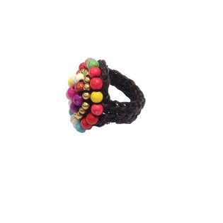 Ibiza Style Ring with Colored Stones (1 pc)