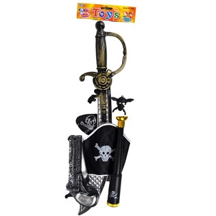 TOUGH PIRATE TOY SET WITH ACCESSORIES