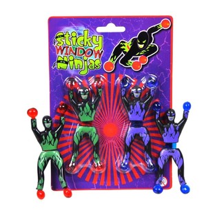 2 Sticky Wall Climber Figures on Card (18 pcs.)