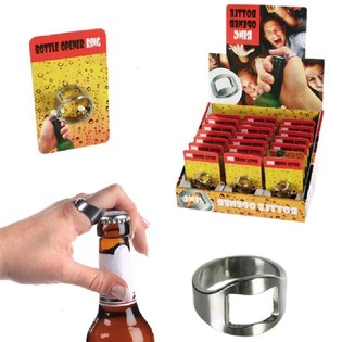 BEER OPENER RING IN DISPLAY (24st).