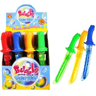 Bubble Blower Sword in Display 27 cm (24 pcs)