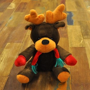 PLUSH CHRISTMAS RUDOLF REINDEER 20 CM. (7st).