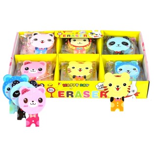 Animal Erasers in Display (30 pcs)