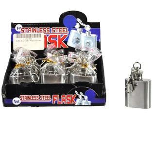 RVS DRINK BOTTLE ON KEY (12st).