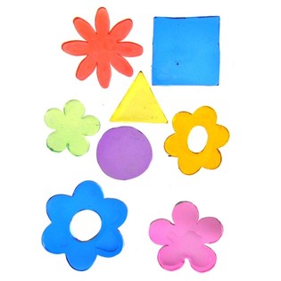 Jelly Gems Decorative Gel Stickers 25 x 16 cm (24 pcs)