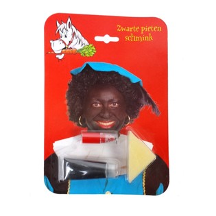 Zwarte Piet Makeup Set on Card (6 pcs.)