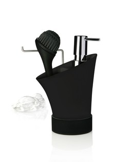NUANCE - Sink Organizer Set with Soap Dispenser and Dish Brush (1 set)
