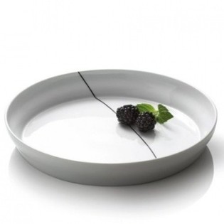 MENU - BLACK CONTOUR QUICHE DISH 26 CM (1 pc.)