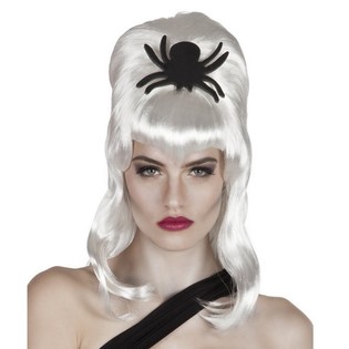 WIG - WHITE HAIR WITH SPIN (1p.)