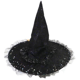 LUXURY WITCH hat with tassels and sequins (6 pcs.)