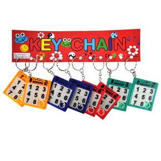 Slide Puzzle Keychain (12 pcs)
