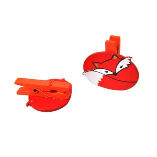 6-Piece Decorative Pegs - Model: Fox (24 sets)