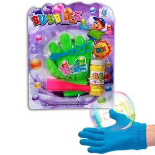 *** *** GADGETS MAGIC BLOW BUBBLES WITH GLOVE (12st).