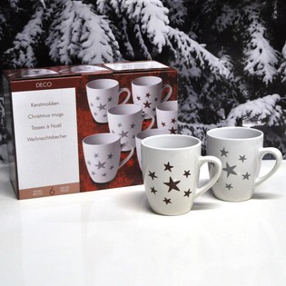 6-PIECE SET IN CHRISTMAS MUGS GIFT PACKAGING (2st.)